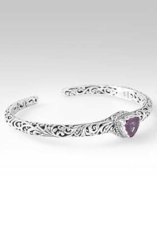 Power in Love Cuff Bracelet™ in Plum Lab Created Sapphire - Cuff - only found at SARDA™