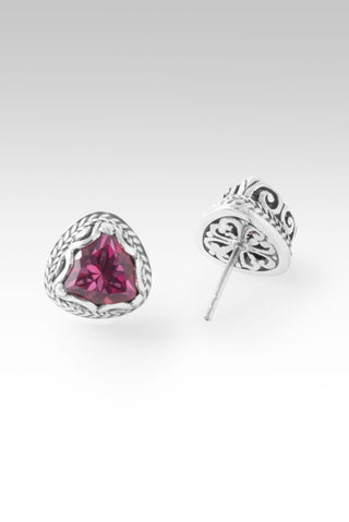 Power In UR Word Earrings™ in Pure Pink™ Mystic Topaz - Stud - only found at SARDA™