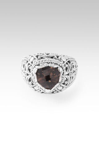 Power Moved Ring™ in Smoky Quartz - Dinner - only found at SARDA™