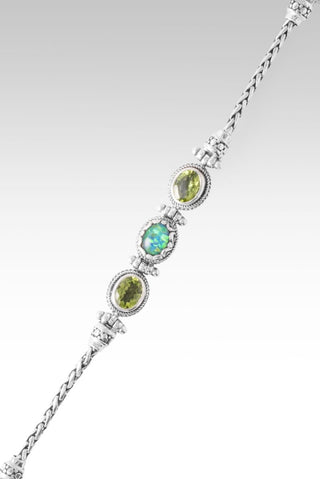 Praise Bolder Bracelet™ in Gilson Simulated Opal & Peridot - Multi Stone - only found at SARDA™