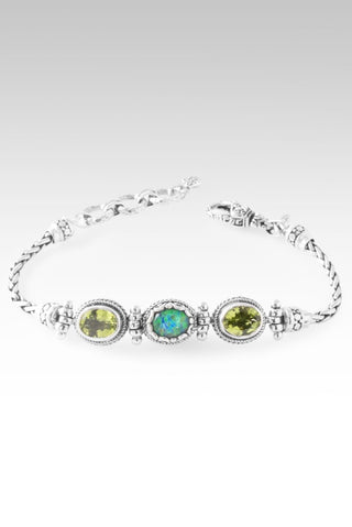 Praise Bolder Bracelet™ in Gilson Simulated Opal & Peridot - Multi Stone - only found at SARDA™