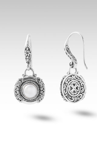 Praise & Hallelujah Thru It Earrings™ in Freshwater Pearl - Bali Wire - only found at SARDA™