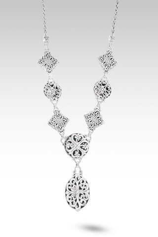 Praise & Hallelujah Thru It Necklace™ in Blue Lace Agate - Statement - only found at SARDA™