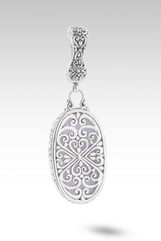Praise & Hallelujah Thru It Pendant II™ in Blue Lace Agate - Single Stone - only found at SARDA™