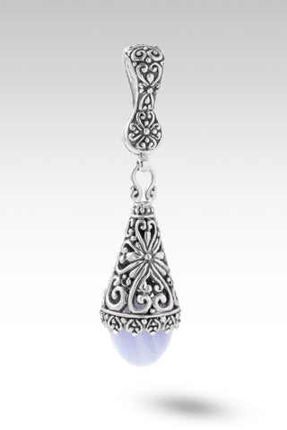 Praise & Hallelujah Thru It Pendant™ in Blue Lace Agate - Single Stone - only found at SARDA™