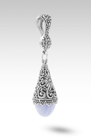 Praise & Hallelujah Thru It Pendant™ in Blue Lace Agate - Single Stone - only found at SARDA™