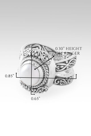 Praise & Hallelujah Thru It Ring™ in Freshwater Pearl - Dinner - only found at SARDA™