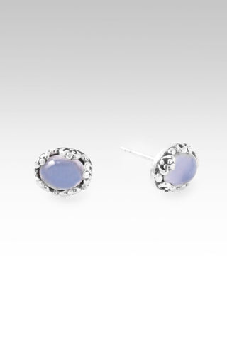 Praise & Hallelujah Thru It Stud Earrings™ in Chalcedony - Stud - only found at SARDA™