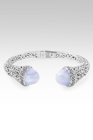 Praise & Hallelujah Thru It Tip - to - Tip Bracelet™ in Blue Lace Agate - Tip - to - Tip - only found at SARDA™