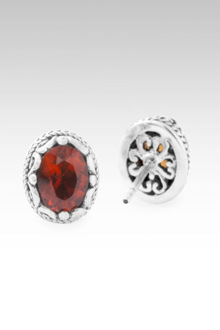 Praise In All Season's Earrings™ in Madeira Citrine - Stud - only found at SARDA™