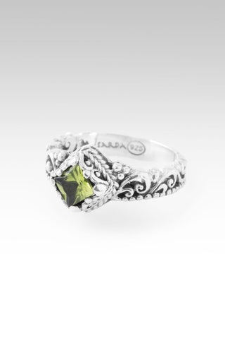 Praise to The Overcomer Ring™ in Peridot - Stackable - only found at SARDA™