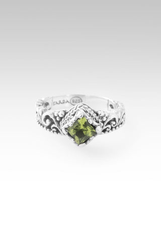 Praise to The Overcomer Ring™ in Peridot - Stackable - only found at SARDA™