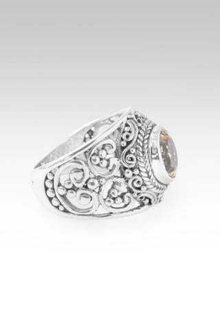 Pray Through It Ring II™ in Canary Kunzite - Dinner - only found at SARDA™