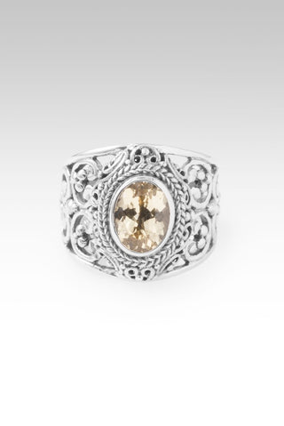Pray Through It Ring II™ in Canary Kunzite - Dinner - only found at SARDA™