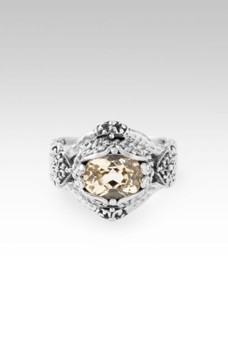 Pray Through It Ring™ in Canary Kunzite - Dinner - only found at SARDA™