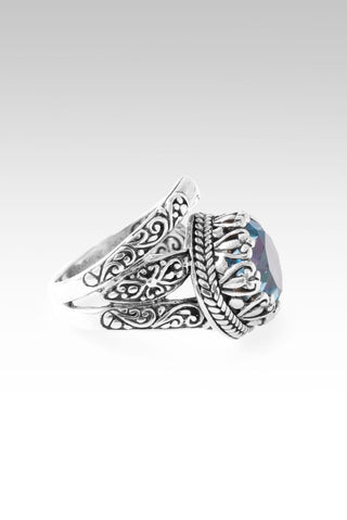 Praying for Deliverence Ring™ in Fiji Play™ Mystic Quartz - Split Shank - only found at SARDA™