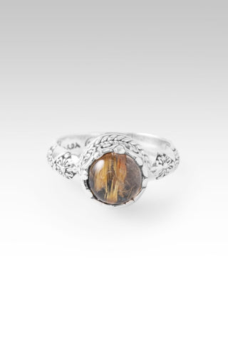 Proclaim Victory Ring™ in Gold Rutilated Quartz with Hematite - Dinner - only found at SARDA™