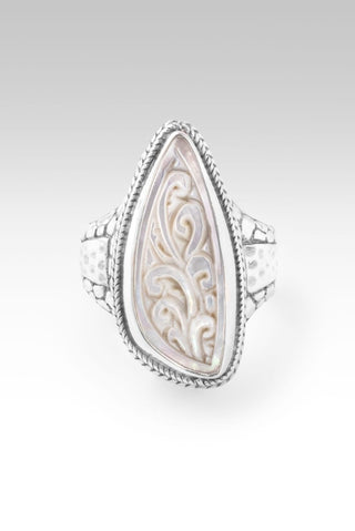 Promise Never Ends Ring™ in White Mother of Pearl - Statement - only found at SARDA™
