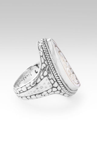 Promise Never Ends Ring™ in White Mother of Pearl - Statement - only found at SARDA™