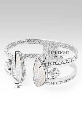 Promise Never Ends Tip - to - Tip Bracelet™ in White Mother of Pearl - Tip - to - Tip - only found at SARDA™