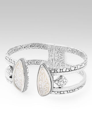 Promise Never Ends Tip - to - Tip Bracelet™ in White Mother of Pearl - Tip - to - Tip - only found at SARDA™