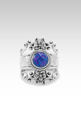 Promise of Restoration Ring™ in Cosmic Skies Simulated Opal - Statement - SARDA™