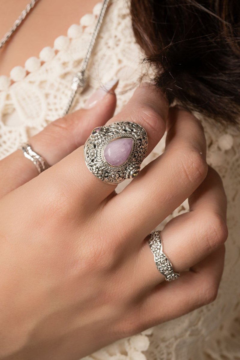 Promises Fulfilled Ring™ in Kunzite English Tearose™ Mystic