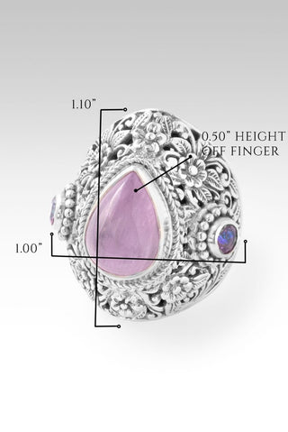 Promises Fulfilled Ring™ in Kunzite & English Tearose™ Mystic Topaz - Statement - only found at SARDA™
