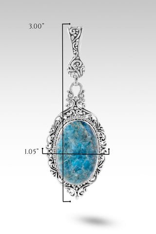 Purified & Spotless Pendant™ in Apatite - Single Stone - only found at SARDA™