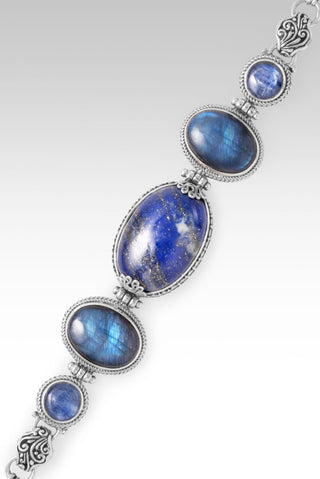 Quieted Storm Within Bracelet™ in Lapis, Labradorite & Blue Kyanite - Multi Stone - only found at SARDA™