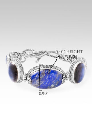 Quieted Storm Within Bracelet™ in Lapis, Labradorite & Blue Kyanite - Multi Stone - only found at SARDA™