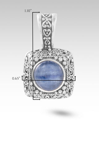 Quieted Storm Within Pendant™ in Blue Kyanite - Single Stone - only found at SARDA™