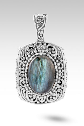 Quieted Storm Within Pendant™ in Labradorite - Single Stone - only found at SARDA™