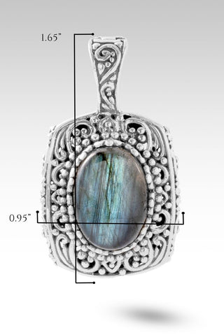 Quieted Storm Within Pendant™ in Labradorite - Single Stone - only found at SARDA™