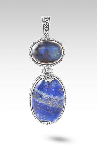 Quieted Storm Within Pendant™ in Lapis & Labradorite - Multi Stone - only found at SARDA™