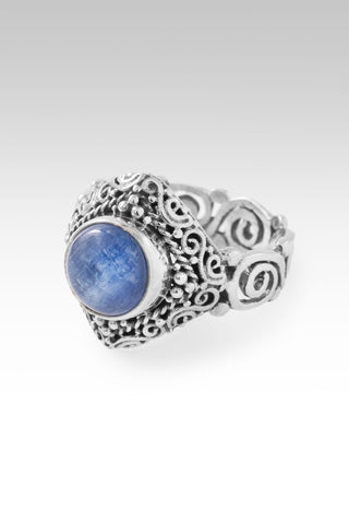 Quieted Storm Within Ring II™ in Blue Kyanite - Dinner - only found at SARDA™