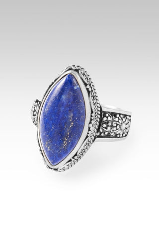 Quieted Storm Within Ring™ in Lapis - Dinner - only found at SARDA™
