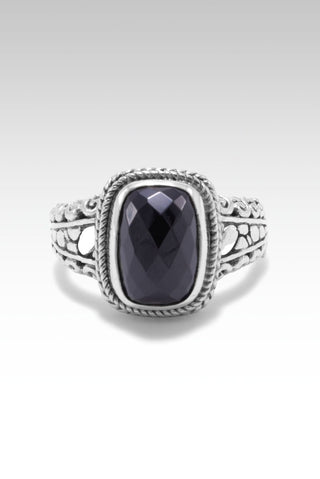 Radiant Glory Ring™ in Black Spinel - Dinner - only found at SARDA™