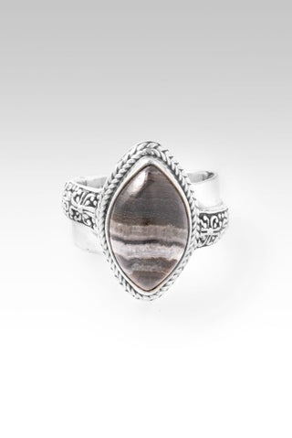 Radiant Hope Ring™ in Black Zebra Jasper - Statement - only found at SARDA™