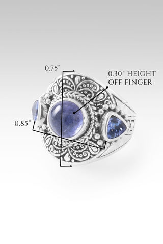 Receive Love Beloved Ring™ in Tanzanite - Statement - only found at SARDA™