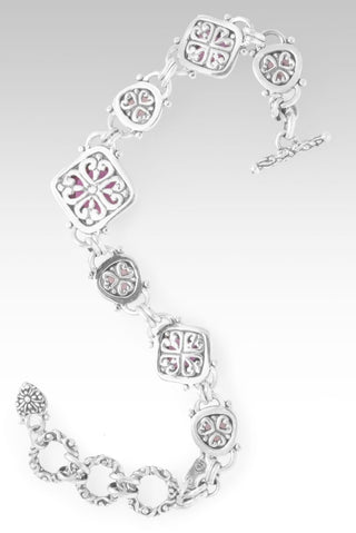 Redeemed by Grace Bracelet II™ in Dark Rose Lab Created Sapphire, Rose Pink Lab Created Sapphire & Light Pink Lab Created Sapphire - Multi Stone - only found at SARDA™