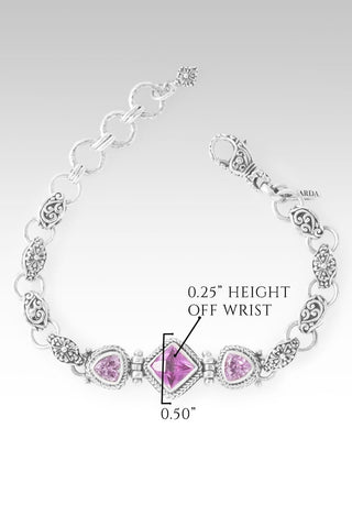 Redeemed by Grace Bracelet™ in Rose Pink Lab Created Sapphire & Light Pink Lab Created Sapphire - Multi Stone - only found at SARDA™