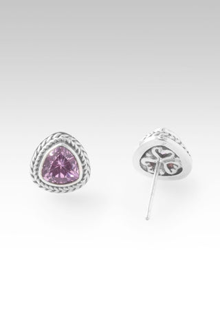 Redeemed by Grace Earrings™ in Light Pink Lab Created Sapphire - Stud - only found at SARDA™