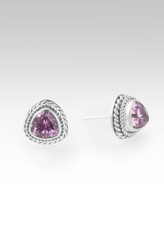Redeemed by Grace Earrings™ in Light Pink Lab Created Sapphire - Stud - only found at SARDA™