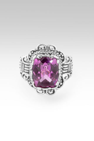 Redeemed by Grace Ring III™ in Rose Pink Lab Created Sapphire - Dinner - only found at SARDA™