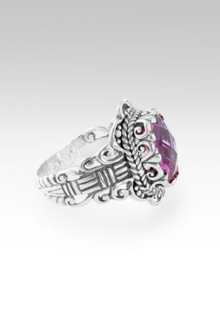 Redeemed by Grace Ring III™ in Rose Pink Lab Created Sapphire - Dinner - only found at SARDA™
