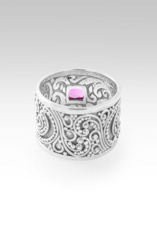 Redeemed by Grace Ring™ in Dark Rose Lab Created Sapphire - Dinner - only found at SARDA™