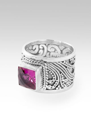 Redeemed by Grace Ring™ in Dark Rose Lab Created Sapphire - Dinner - only found at SARDA™