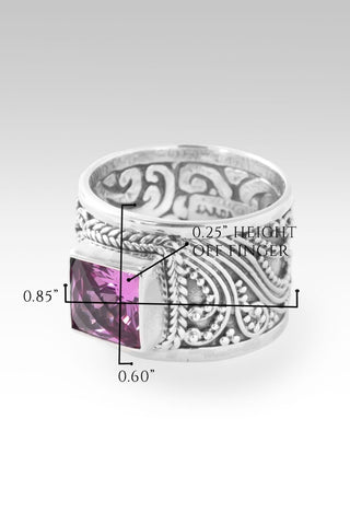 Redeemed by Grace Ring™ in Rose Pink Lab Created Sapphire - Dinner - only found at SARDA™