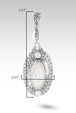 Resilience Pendant™ in White Mother of Pearl - Multi Stone - only found at SARDA™